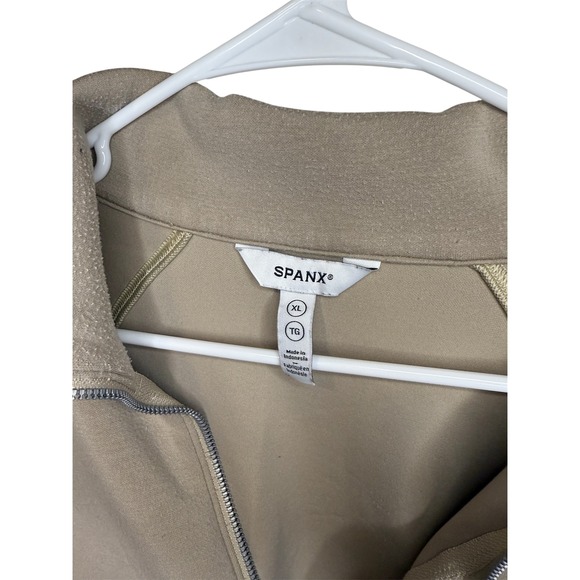 * JUST LOWERED PRICE - THIS IS FOR TOP AND BOTTOMS ! SPANX Tan Pantsuit - Picture 5 of 10